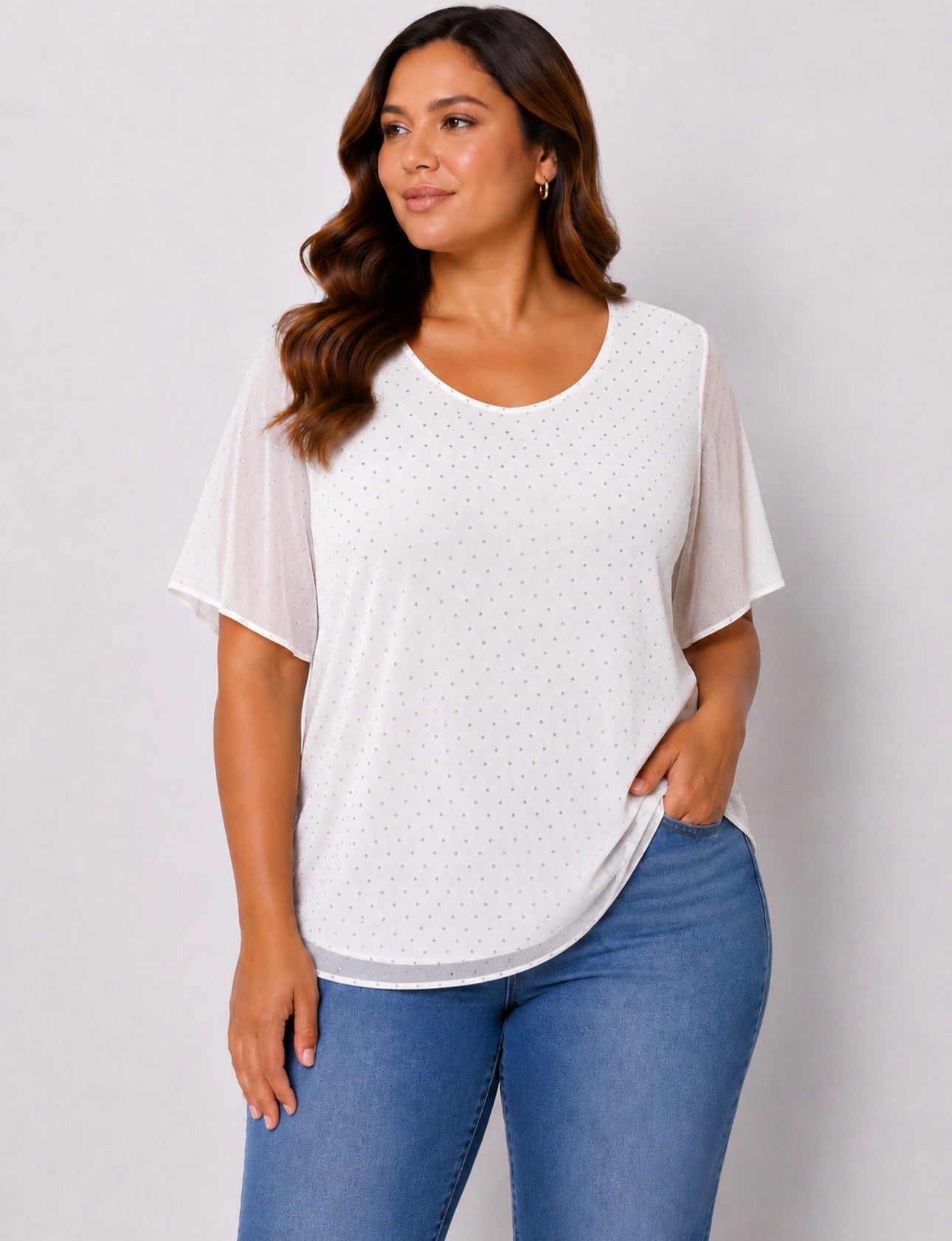 Maglia Curvy Glow Velata