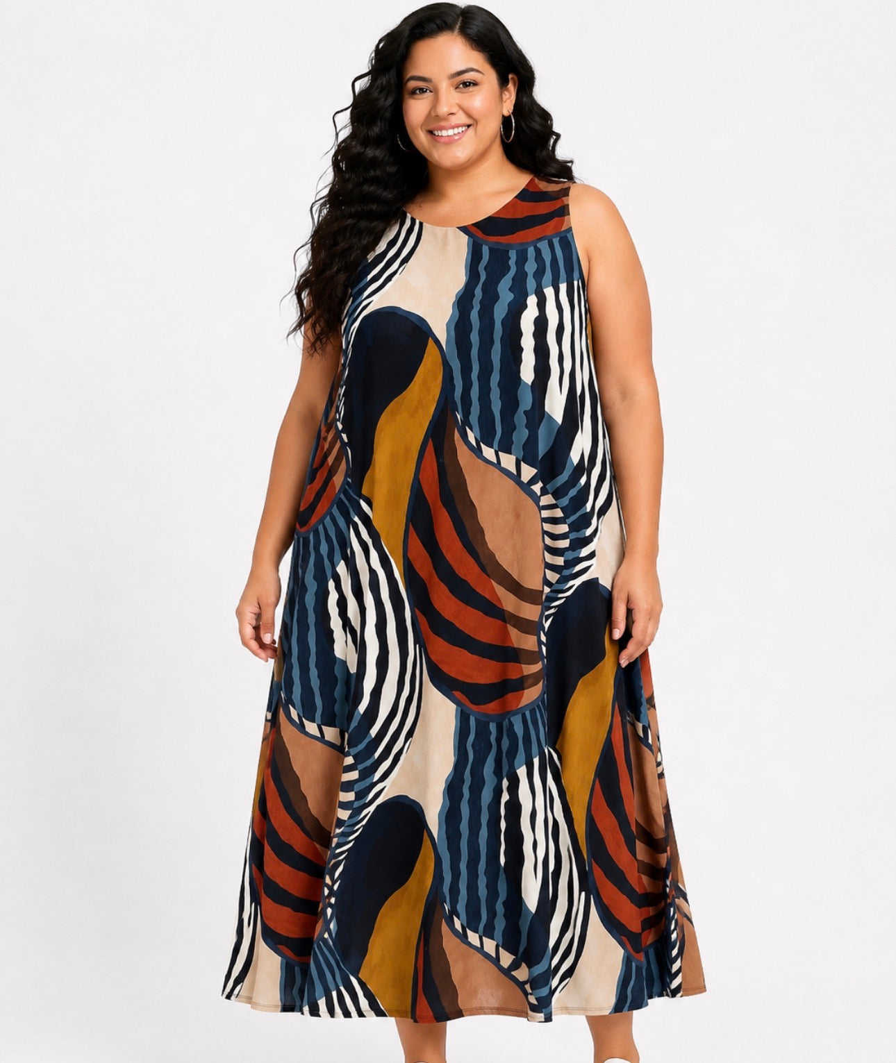 Vestito curvy lungo