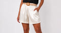 Shorts effetto Seta