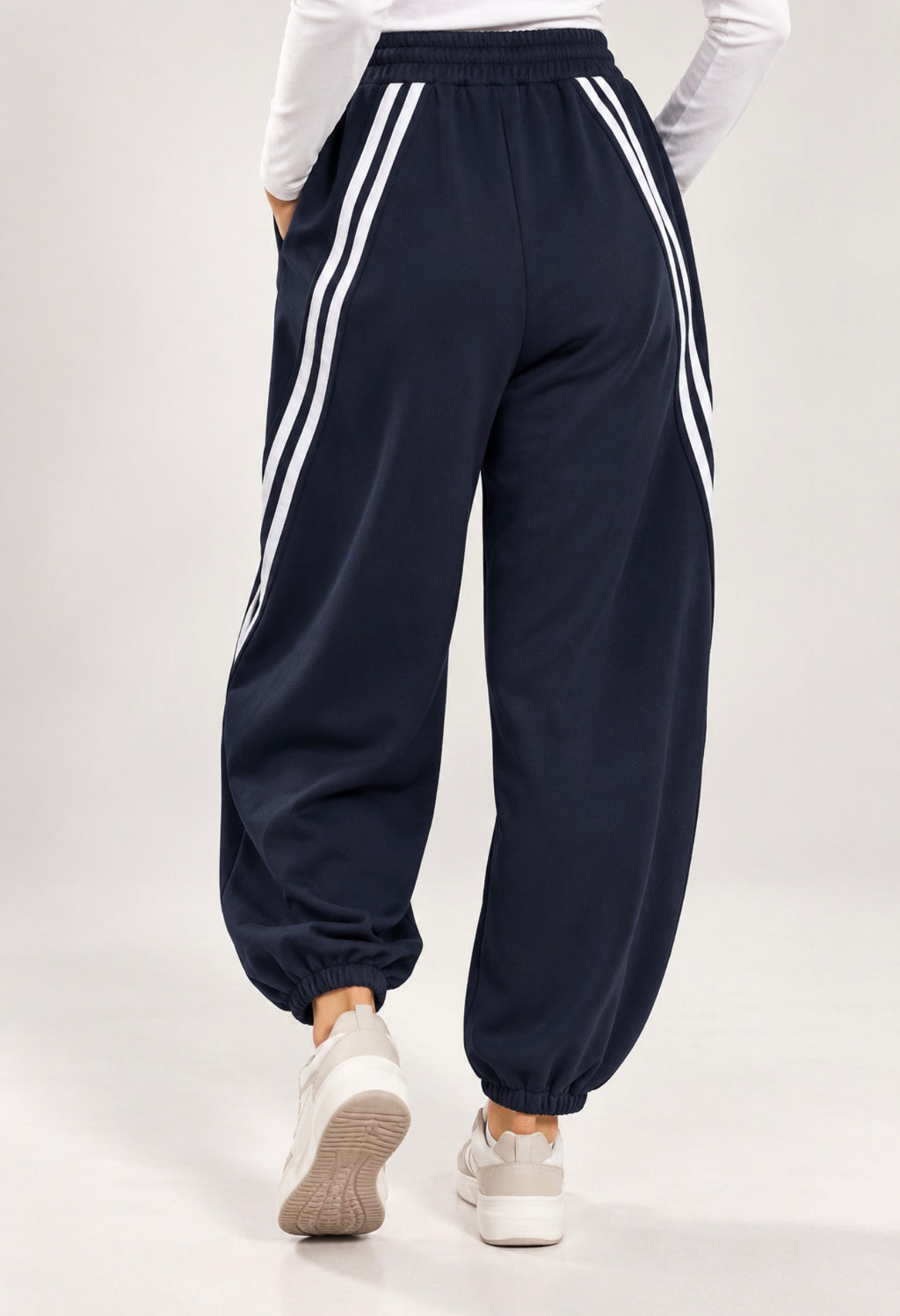 Pantalone Tuta con Bande Laterali