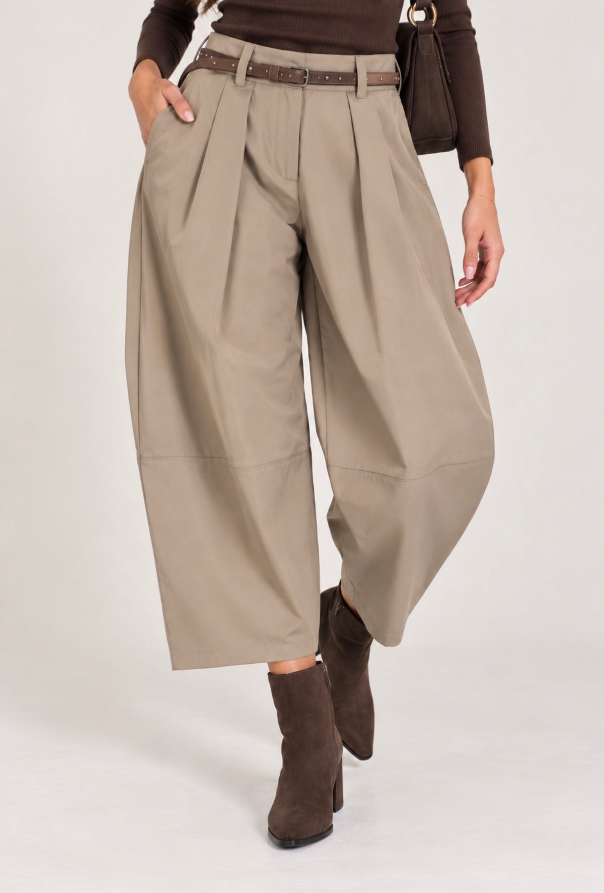 Pantalone Balloon con Cintura