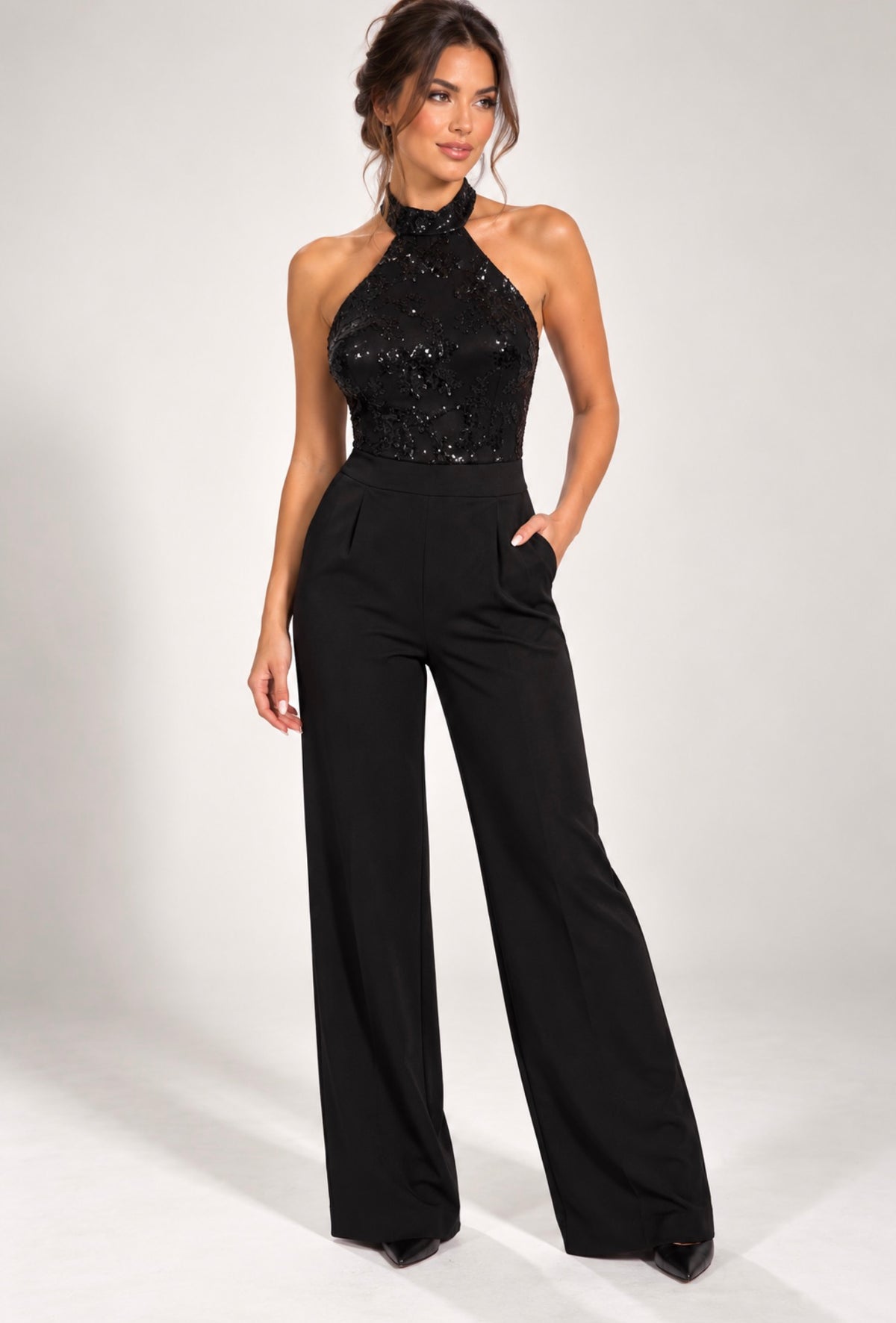Tuta Elegante con Paillettes