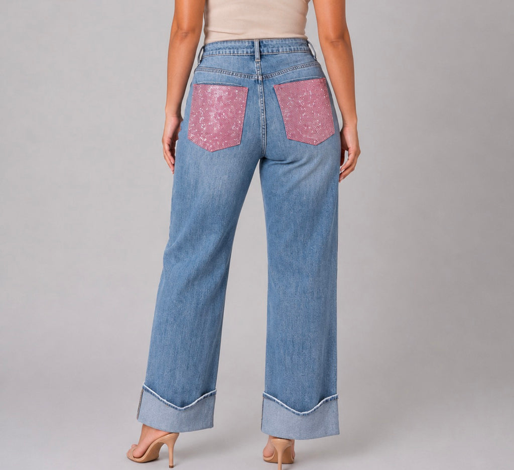 Jeans Pink Glamour